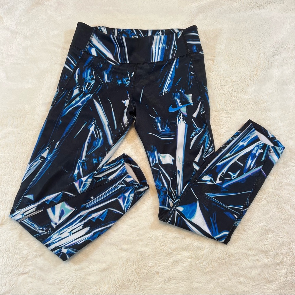 Nike Blue and Black Track Pants